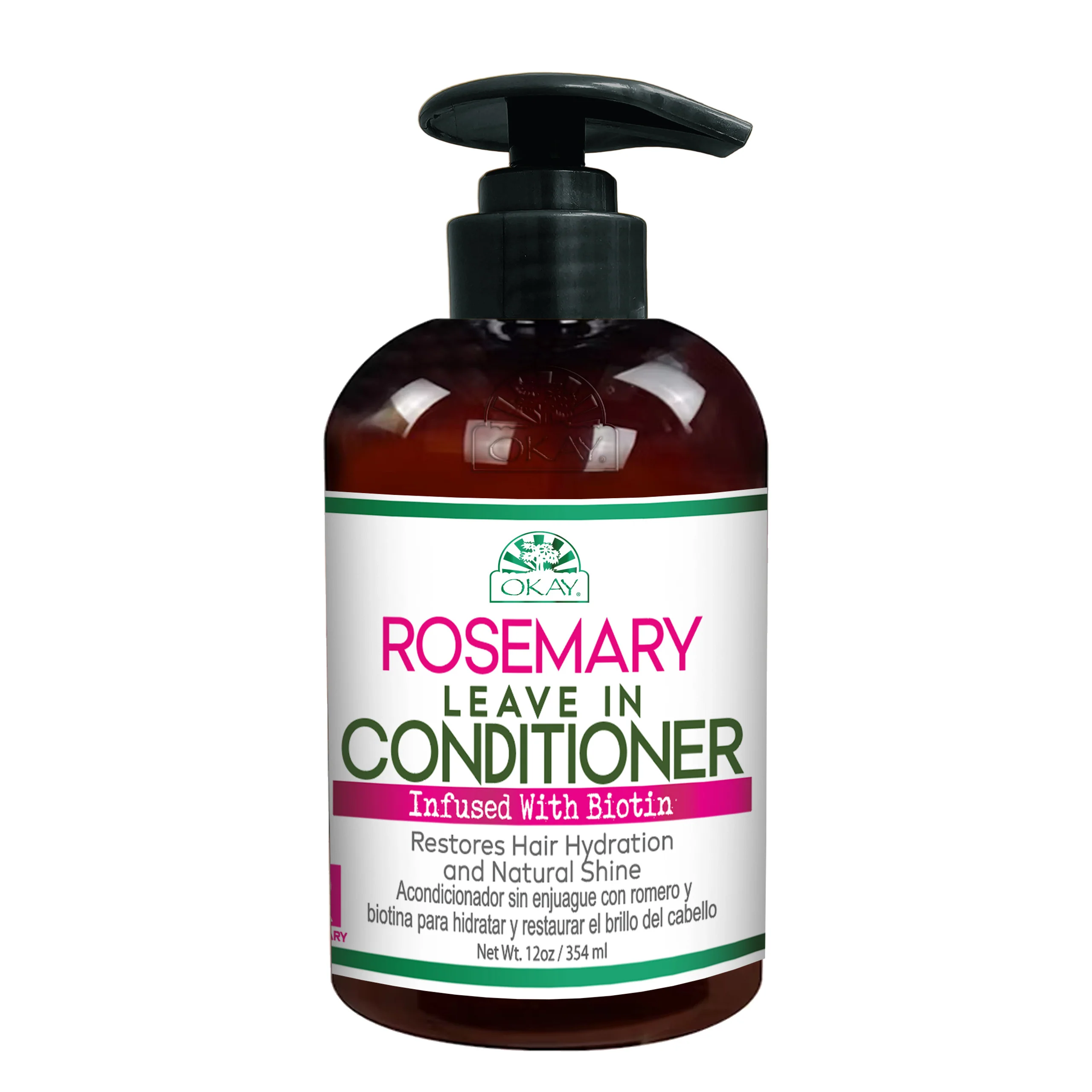 OKAY Rosemary with Biotin Conditioner 12oz - Image 5