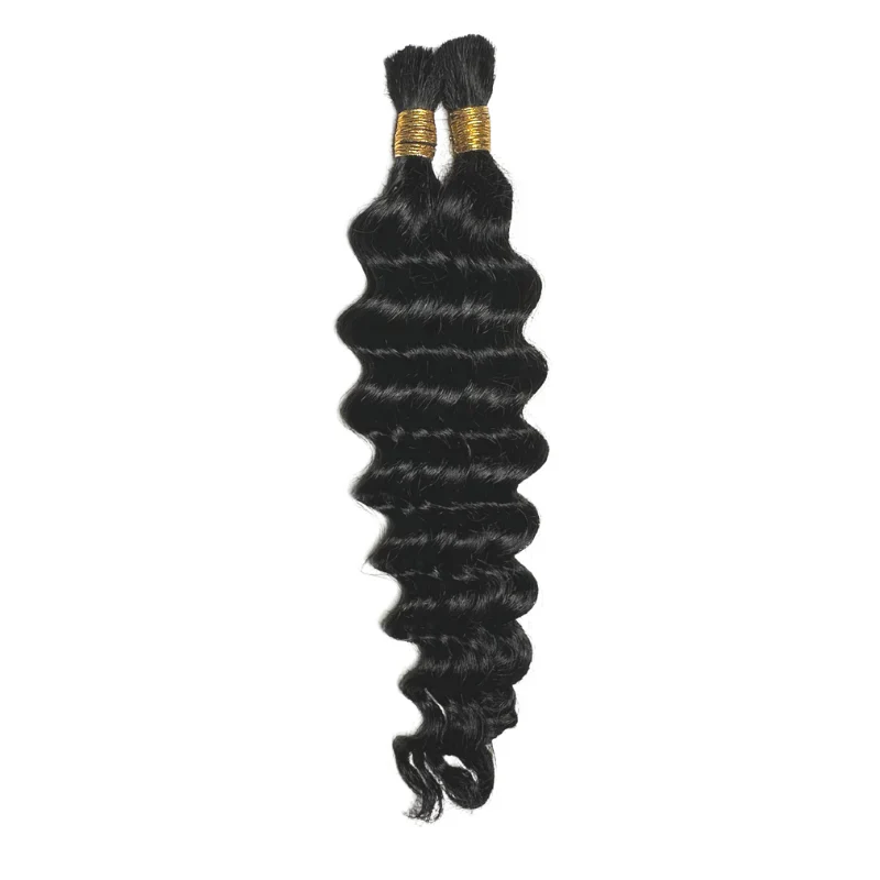 Onyx Deep Wave Human Hair Bulk 18" - Image 2