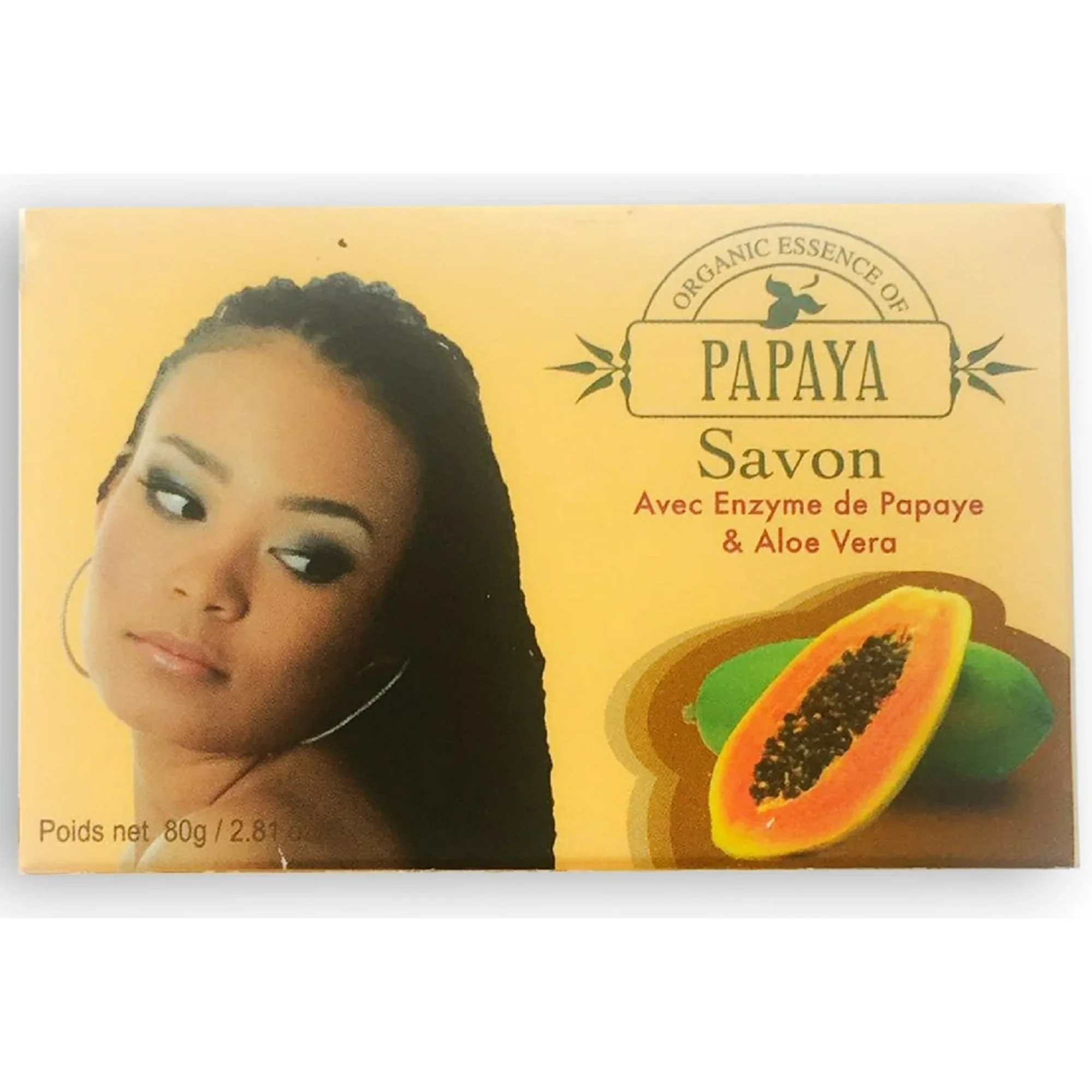 Organic Essence Papaya & aloe vera Skin Soap 2.81 oz