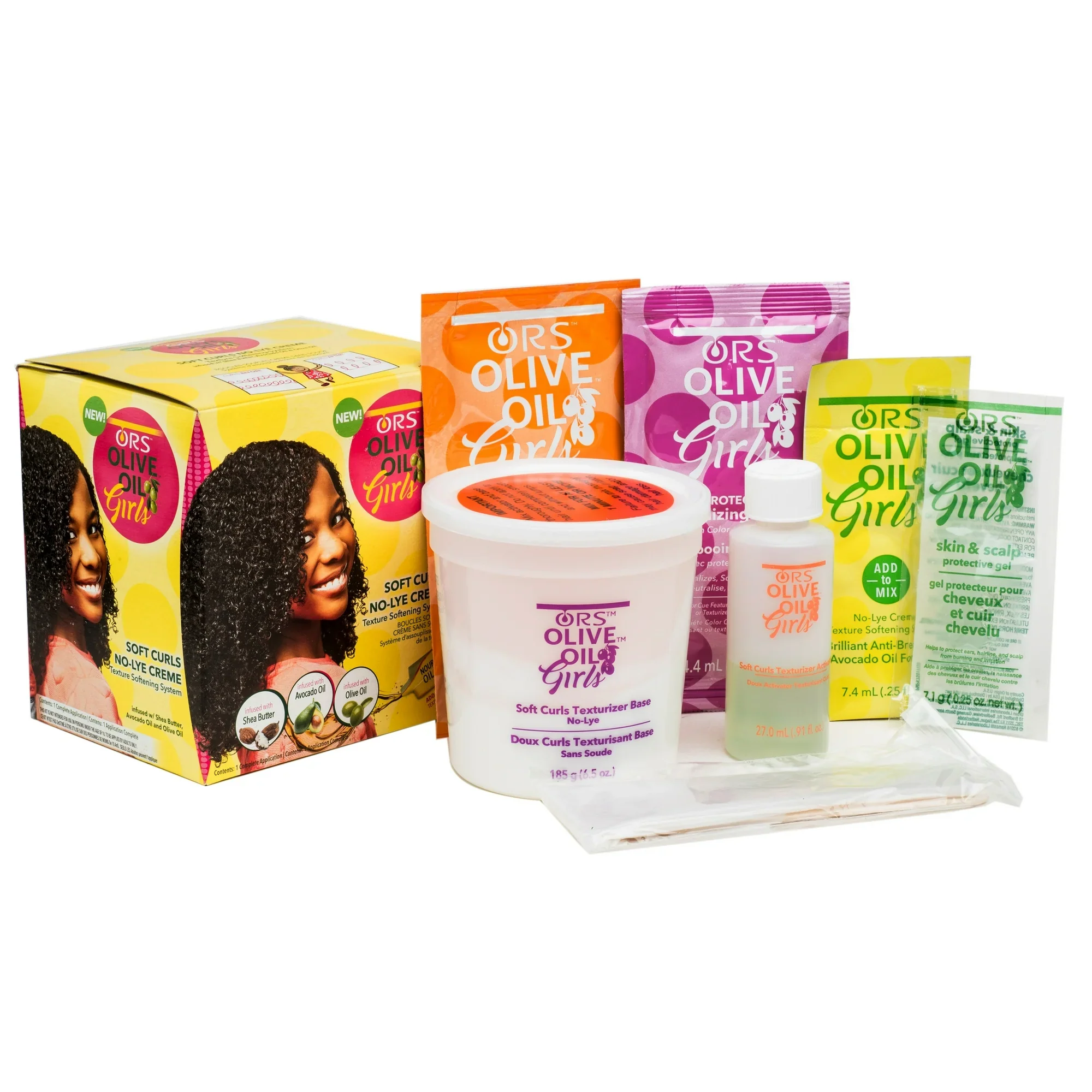 ORS Olive Oil Girls Soft Curls Softening System Kit - Image 2