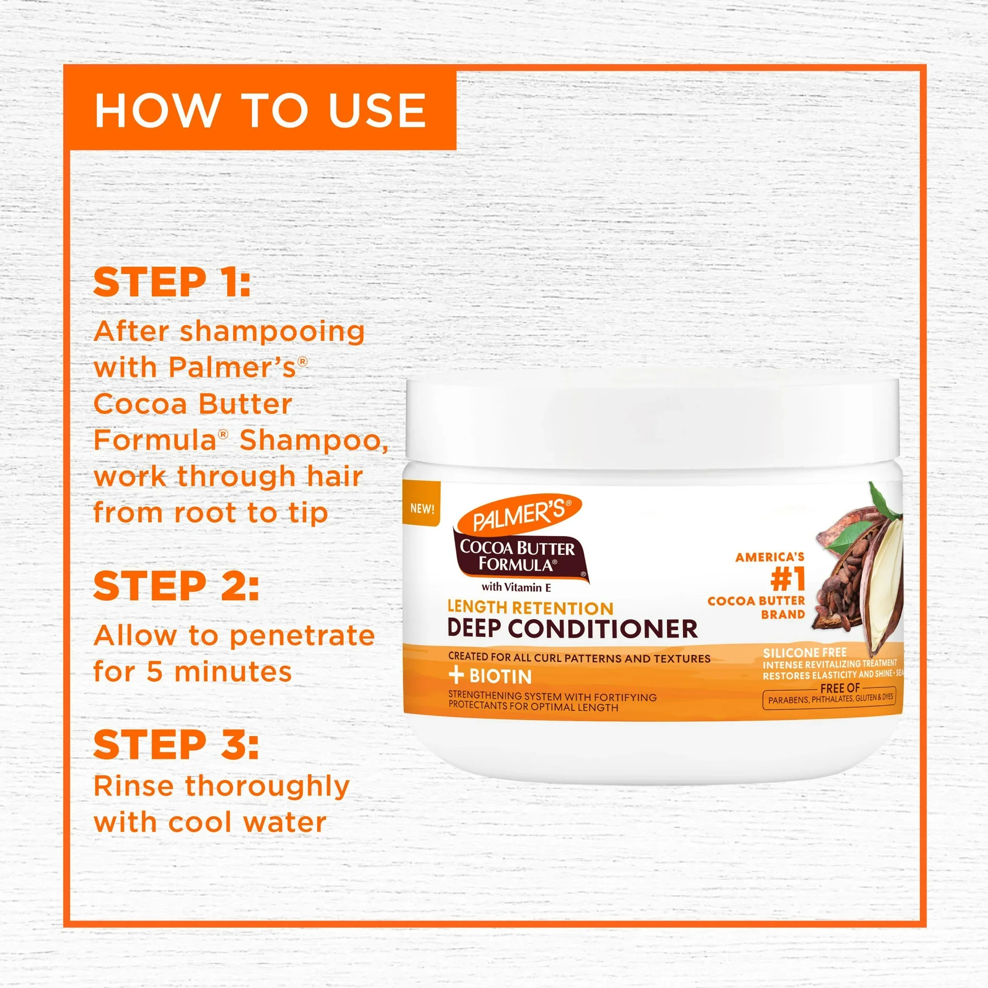 Palmer's Coco Butter & Biotin Deep Conditioner - Image 2