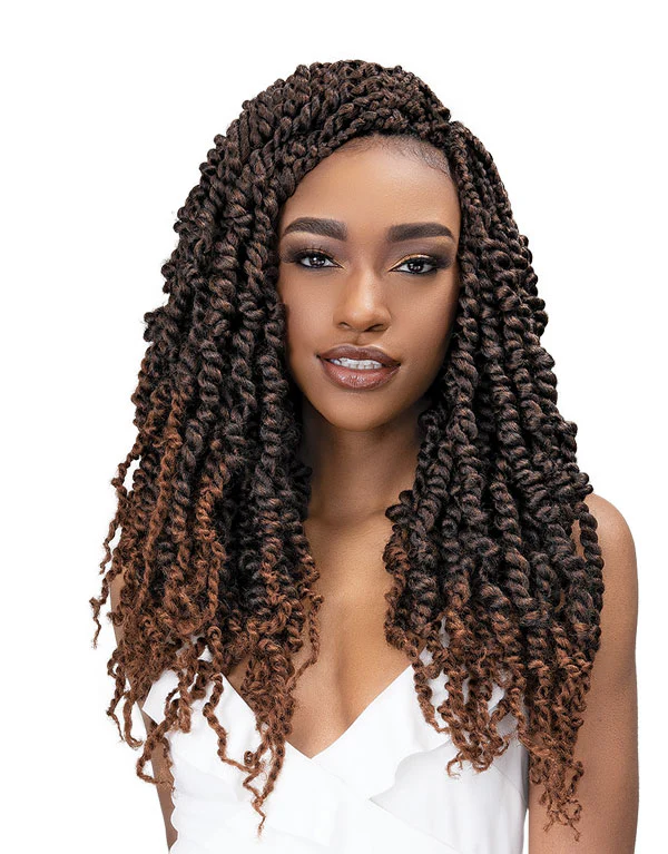 Passion Plait Twist 18 Inch Natural Braiding Hair - Image 2