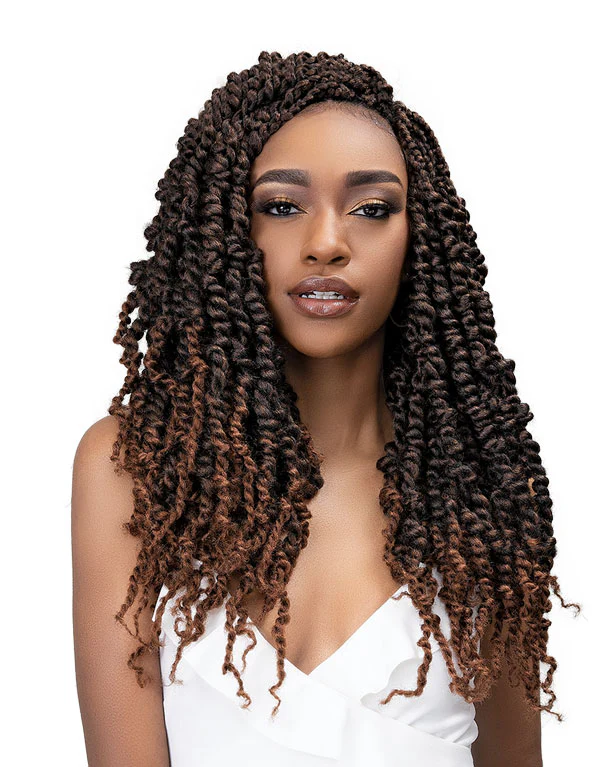 Passion Plait Twist 18 Inch Natural Braiding Hair - Image 3