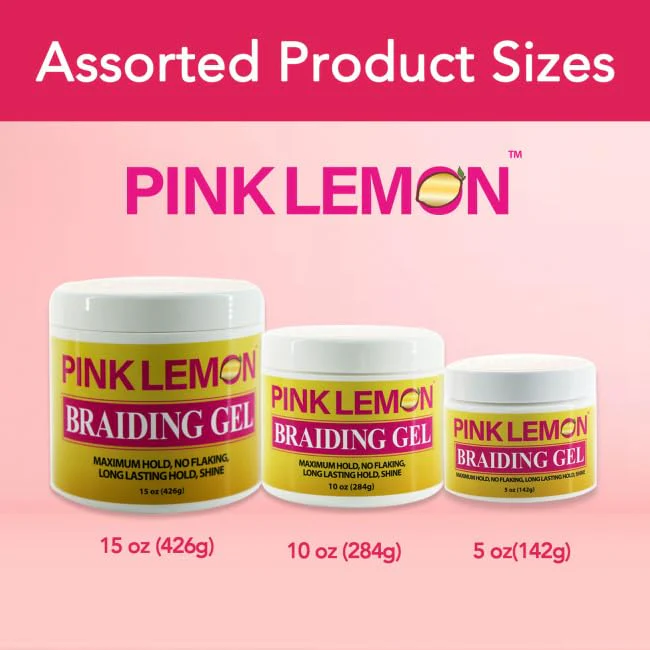 Pink Lemon Braiding Gel - Image 5