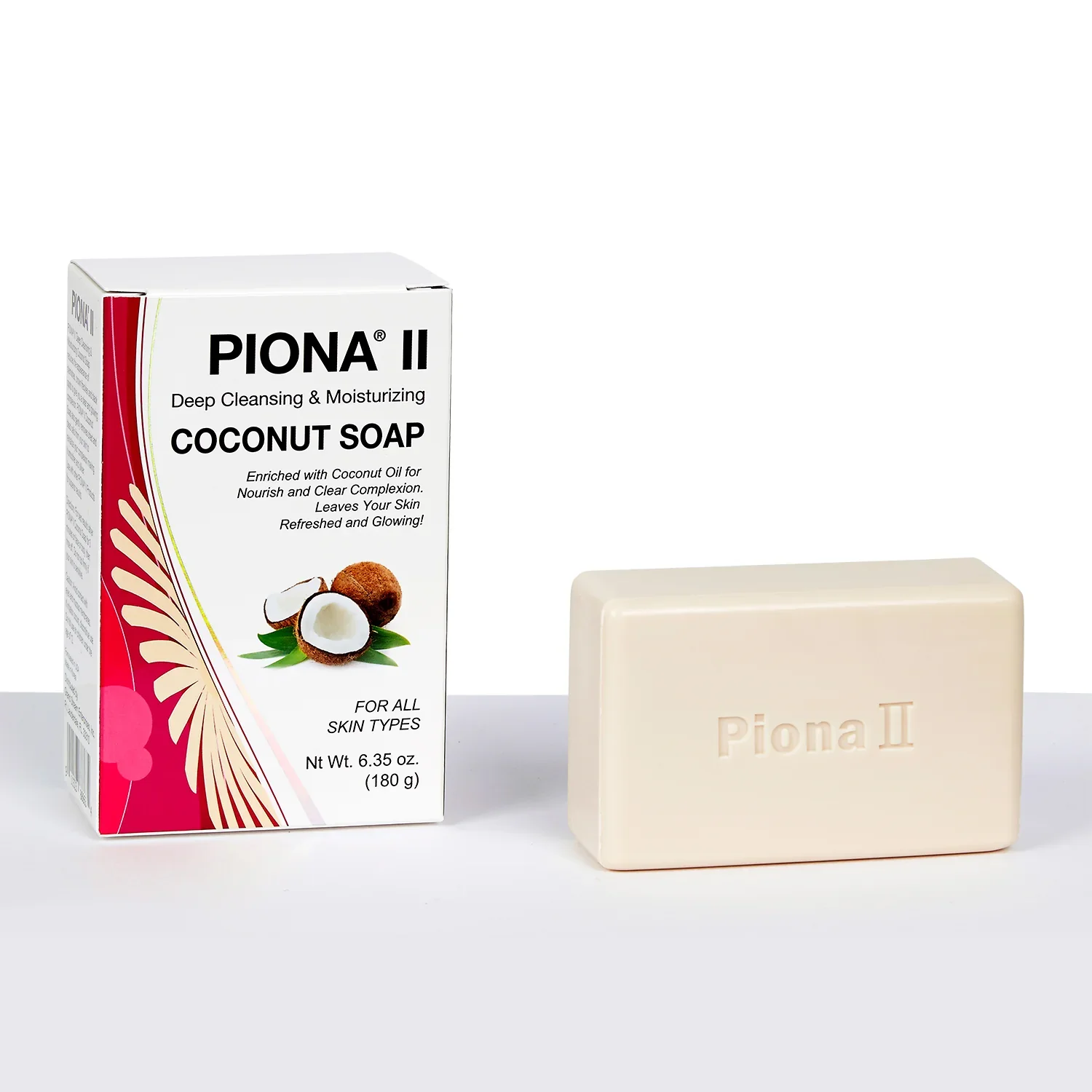 Piona II Deep Cleansing & Moisturizing Coconut Soap 180g