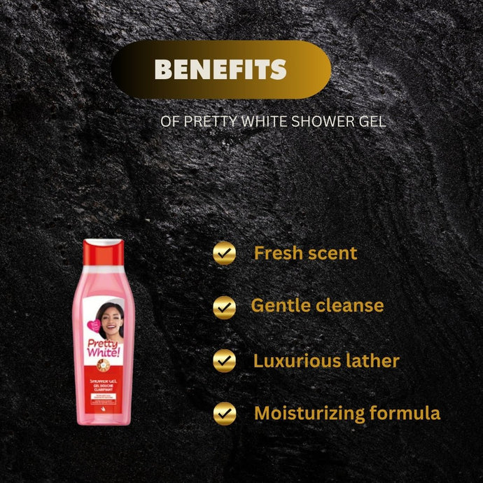 Pretty White Refreshing Shower Gel 500ML - Image 2