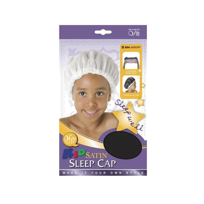 Qfitt Silky Slumber Kids Cap-Black - Image 3