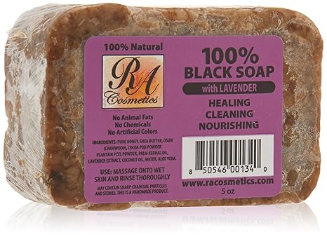 RA 100% Black Soap Bar - Image 2