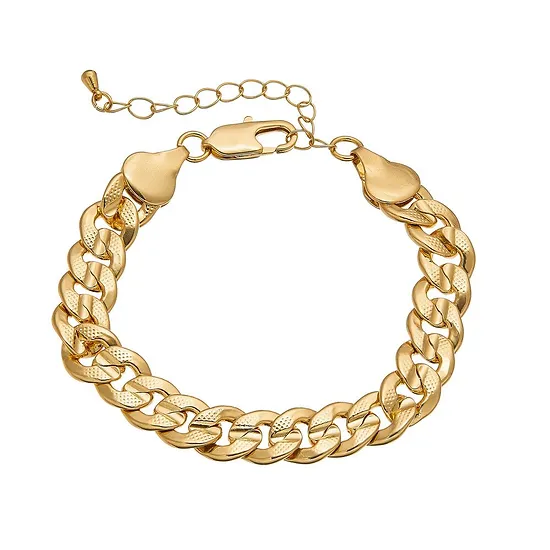 Red by Kiss 14K Gold Plated Glam Bracelet - Image 7