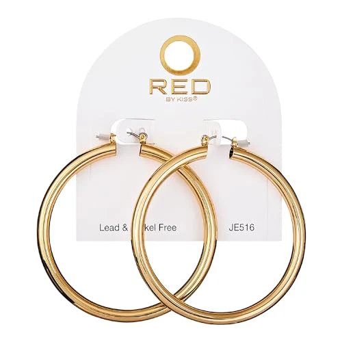 RED BY KISS 18K Gold CZ Stud Earrings - Image 23