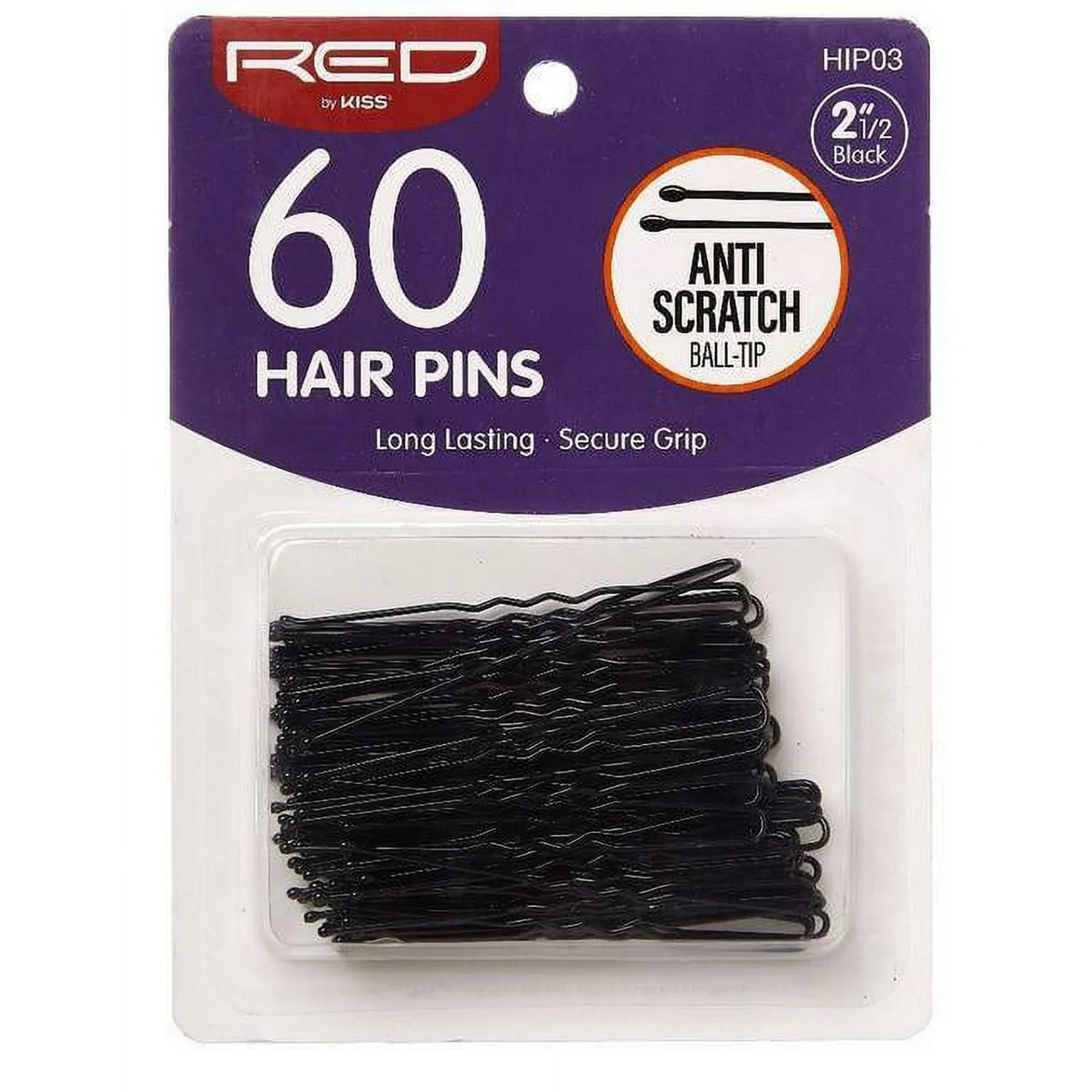 RED BY KISS Black Hair Pins Assorted Length 200 Count - Image 4