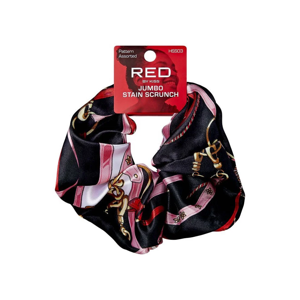 RED By KISS Black Jumbo Satin Scrunch - Image 2