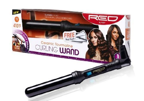 RED BY KISS Ceramic Tourmaline Curling Wands - Image 3