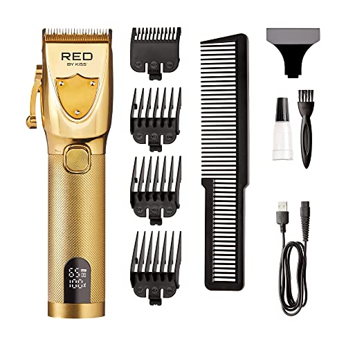 RED BY KISS 3 Clean cut Cordless Hair Clippers Trimmer Grooming Kit - Image 2