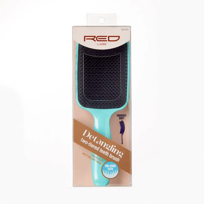 RED BY KISS Detangling Two-tiered Teeth Brush - Image 2