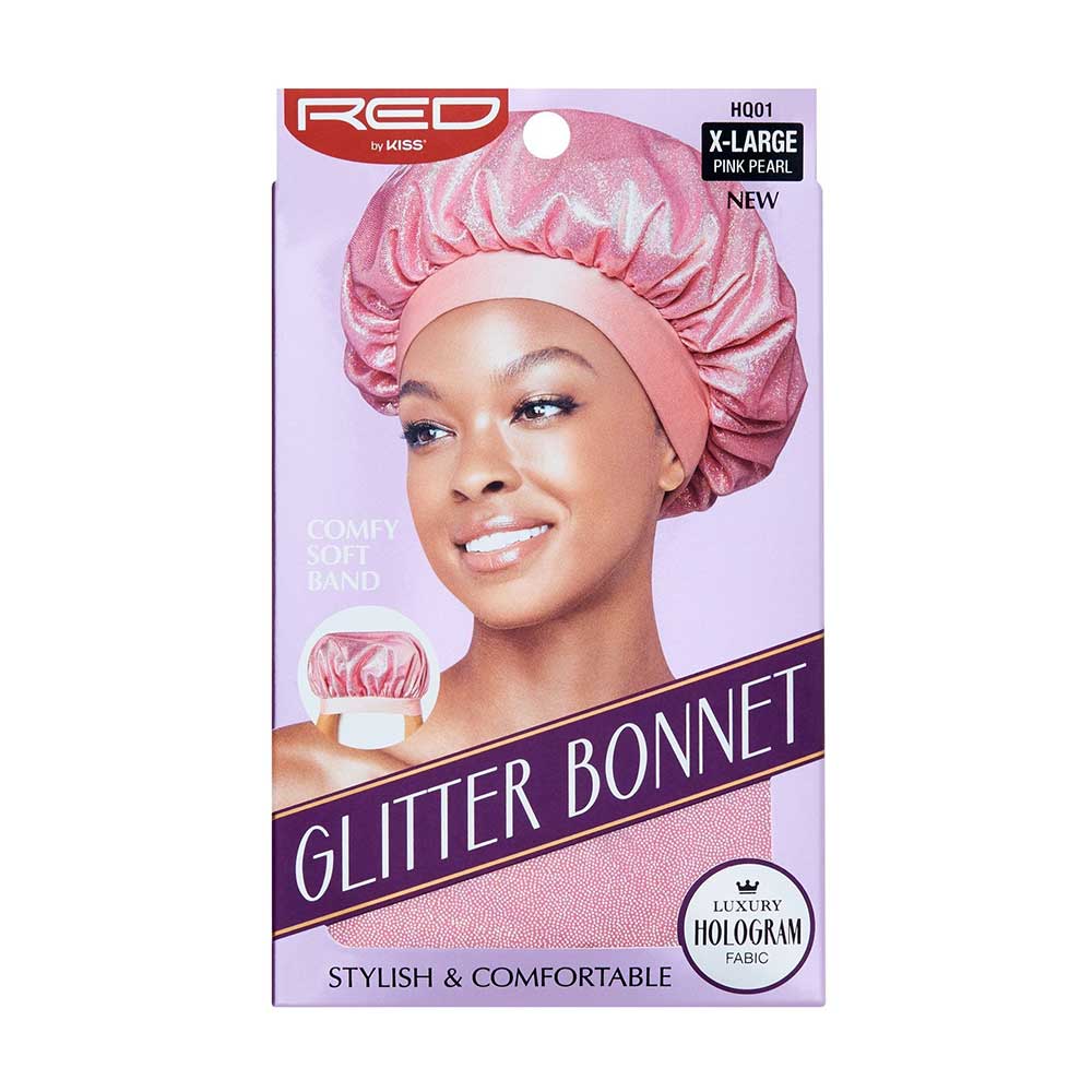 RED BY KISS GLITTER BONNET