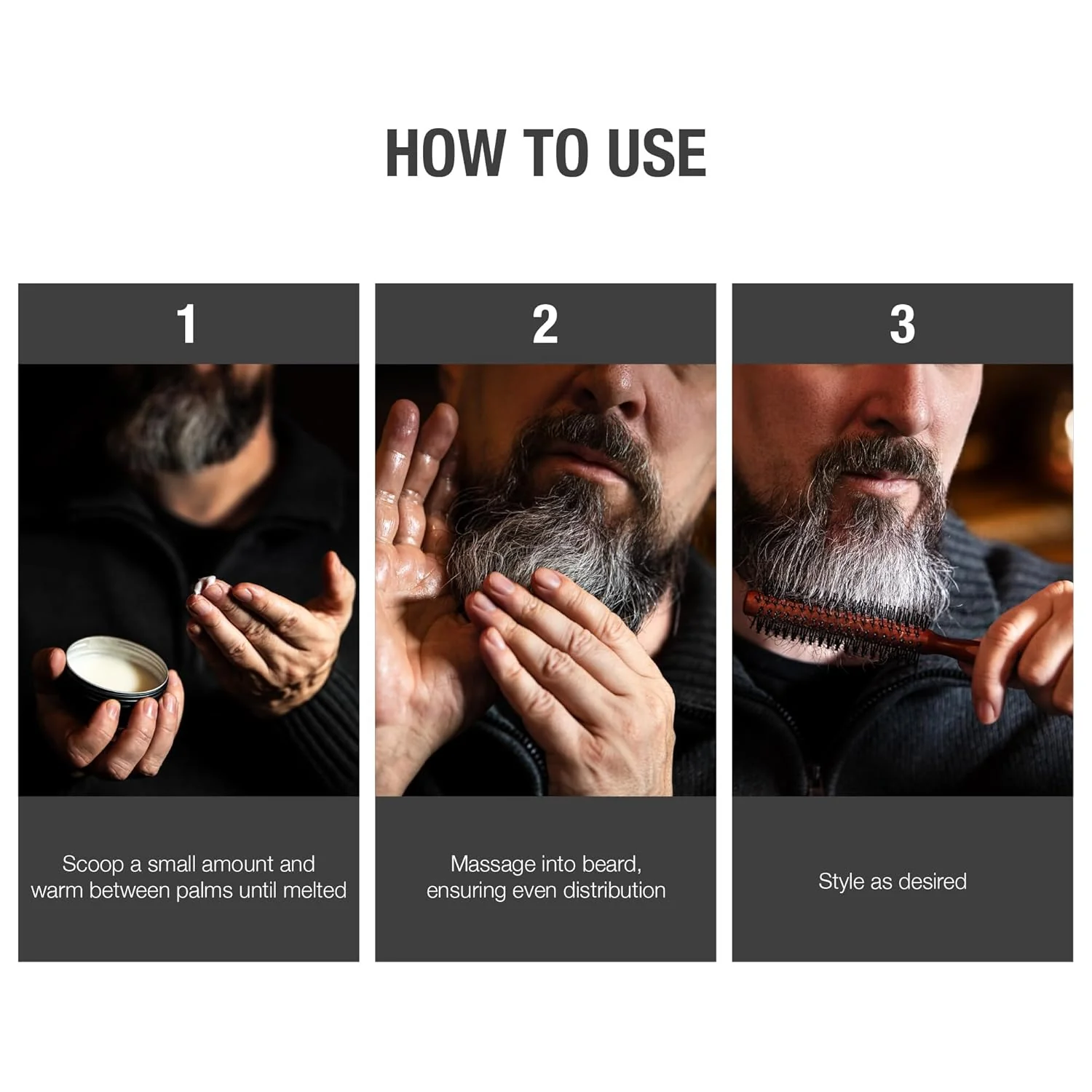 Red by Kiss Sandalwood Groomane Beard Balm 3 oz - Image 2