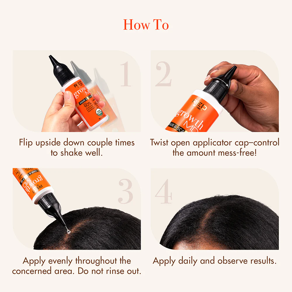 RED BY KISS Growth Md Hair & Scalp Oil - 2oz - Image 3