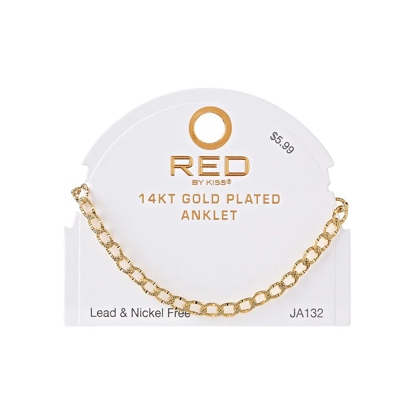RED BY KISS Jewelry - 14K Gold Plated Anklet Anchor - Image 16