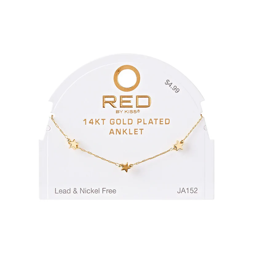 RED BY KISS Jewelry - 14K Gold Plated Anklet Anchor - Image 19
