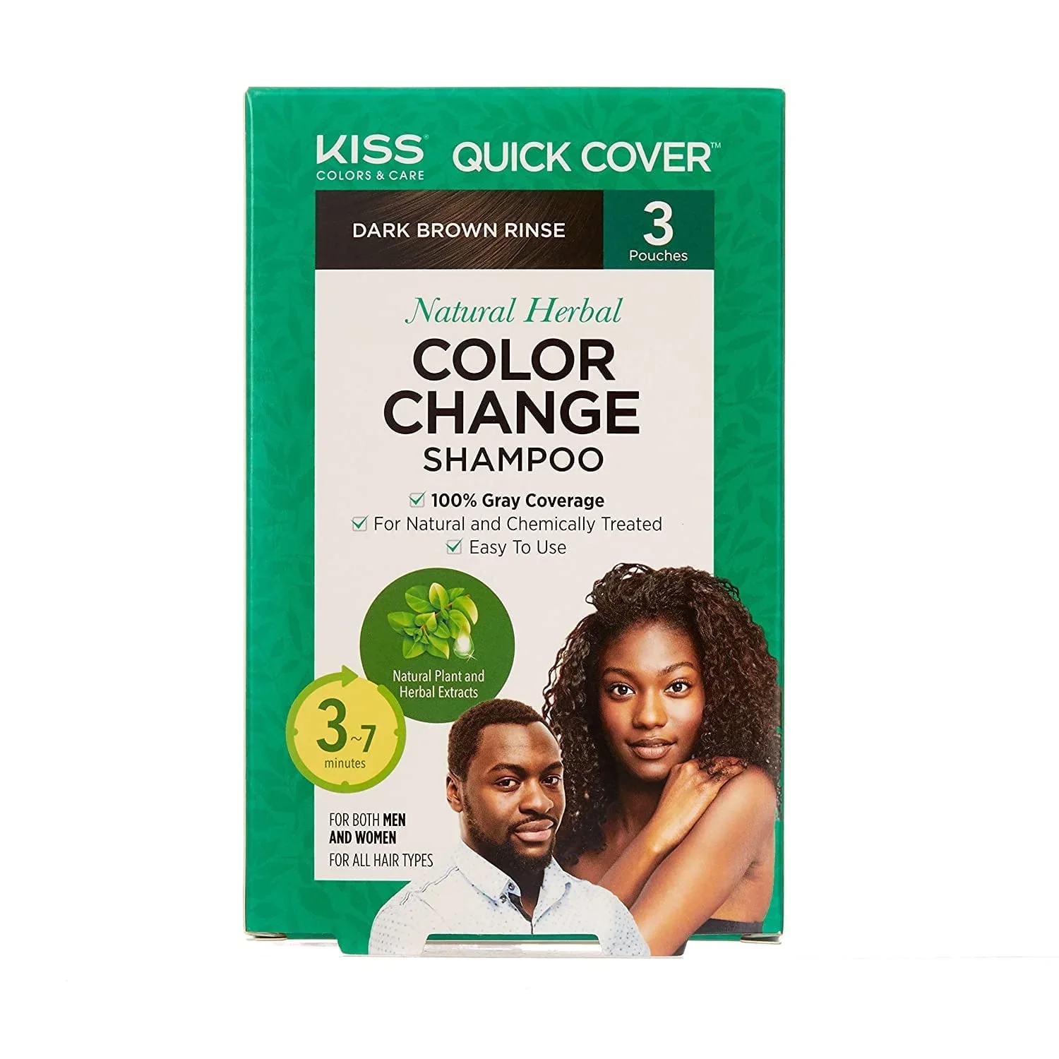 Red By Kiss Hair Dye Shampoo Herbal Gray Coverage - Image 5