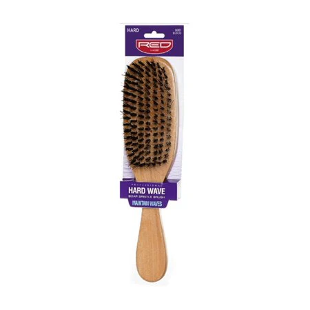 Red by Kiss Professional Hard Wave Boar Bristle Brush