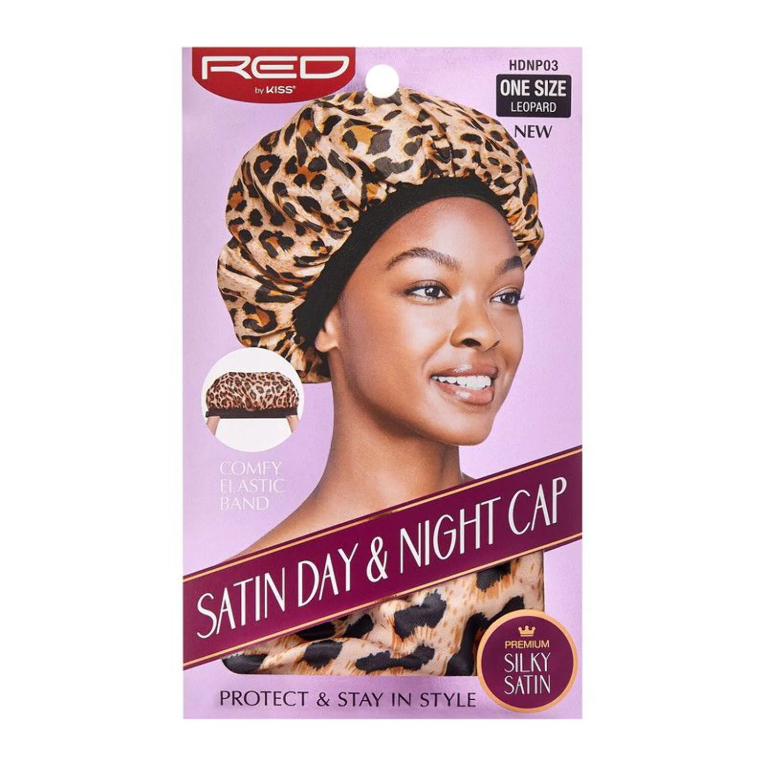 RED BY KISS Red Satin Day & Night Cap
