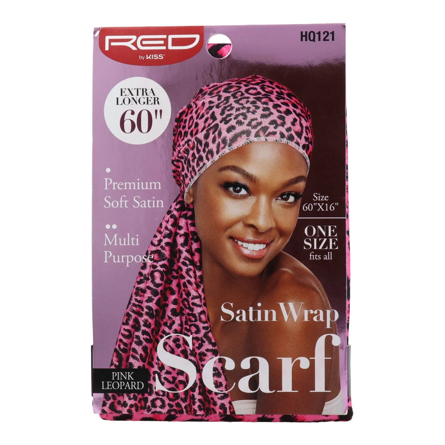 RED BY KISS Satin Wrap Scarf - Image 2