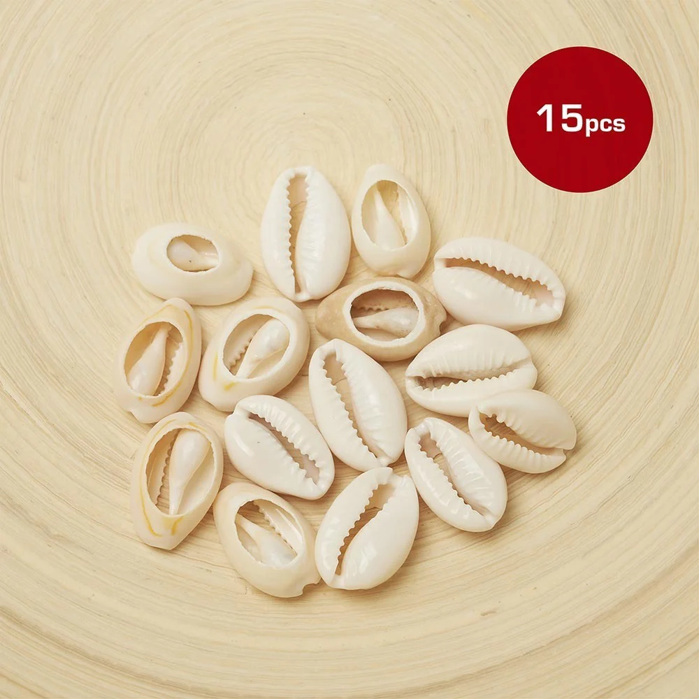 RED BY KISS Natural Shell Hair Beads  15 Pack - Image 2