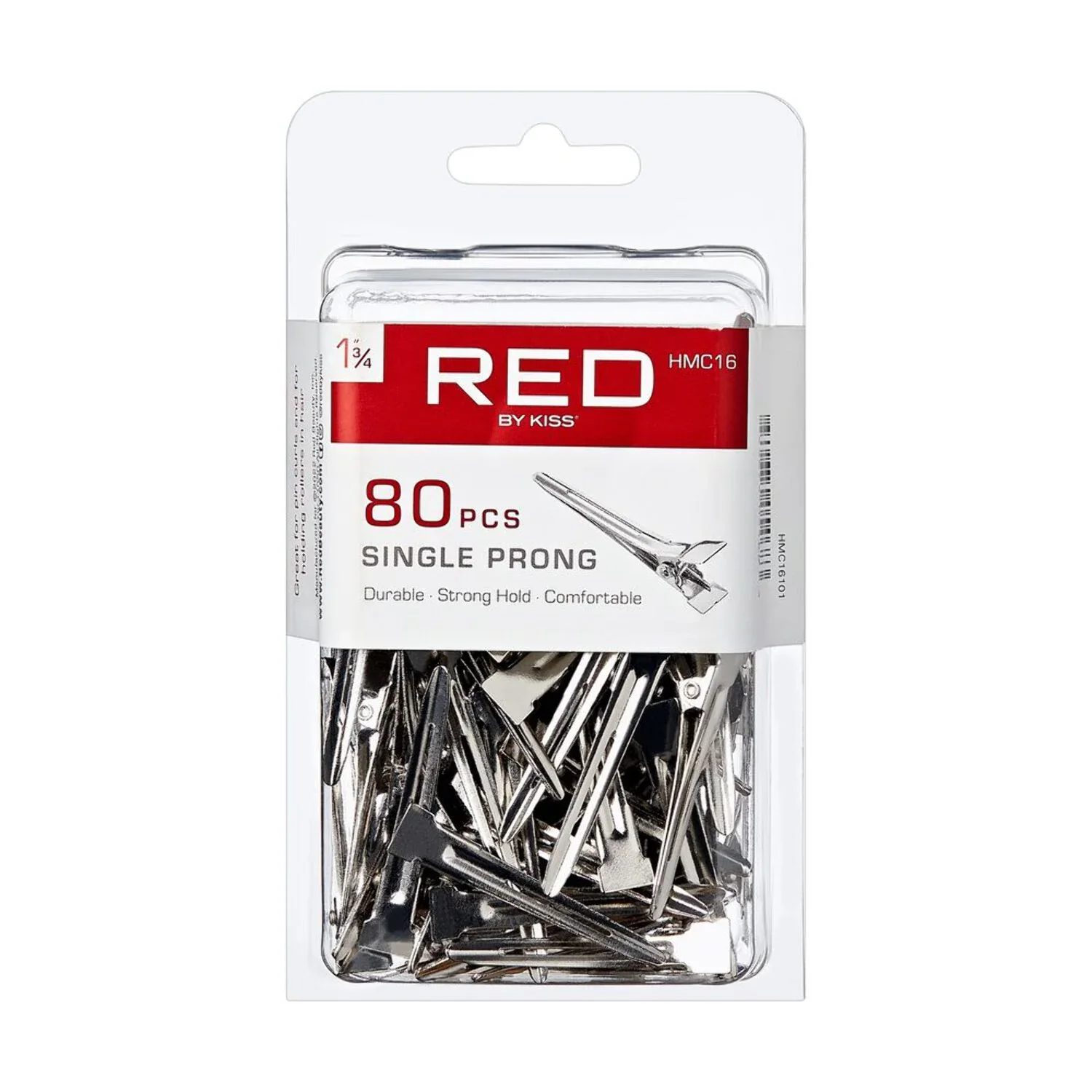 RED BY KISS Single Prong Clips (HMC16)