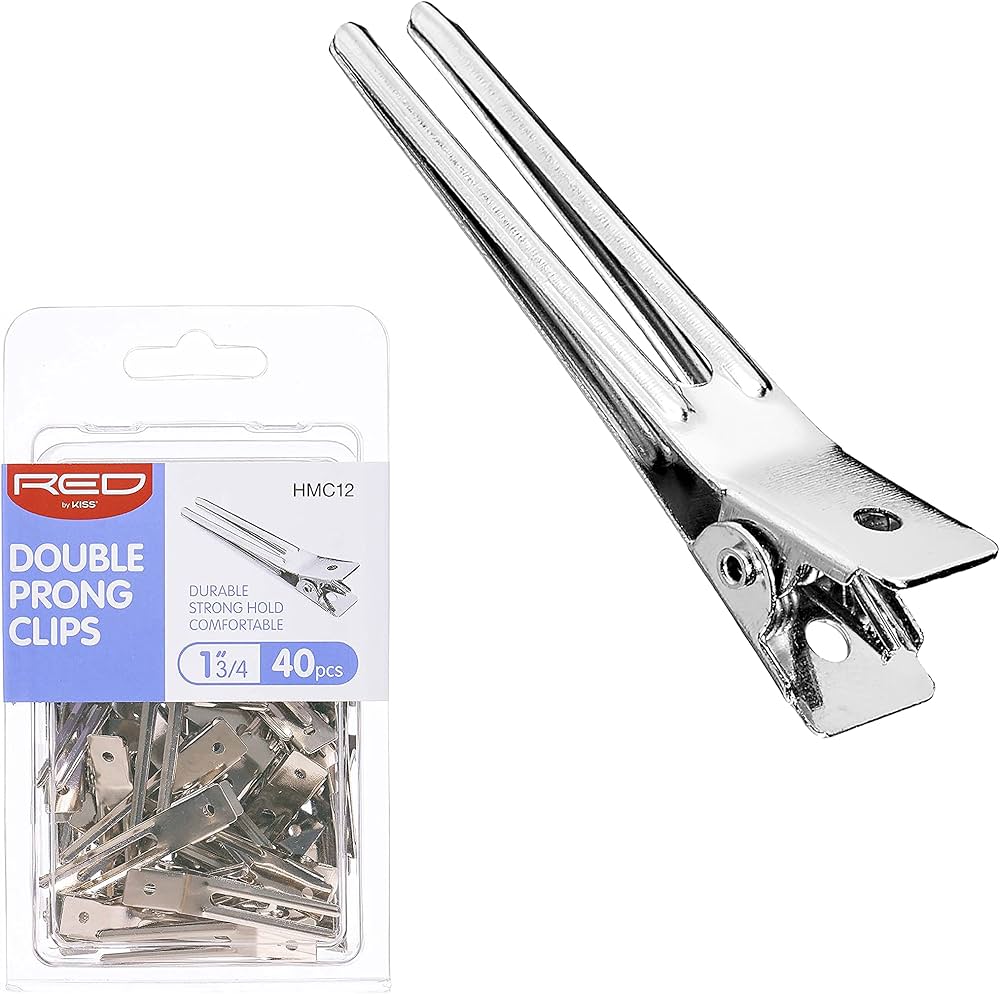 Red by Kiss Slide-In Hair Clips – 1¾" (HMC12)