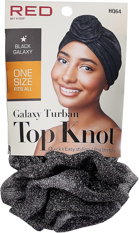 RED BY KISS SPARKLE TOP KNOT TURBAN - Image 2