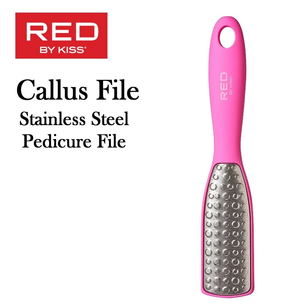 RED BY KISS STAINLESS STEEL PEDICURE FILE