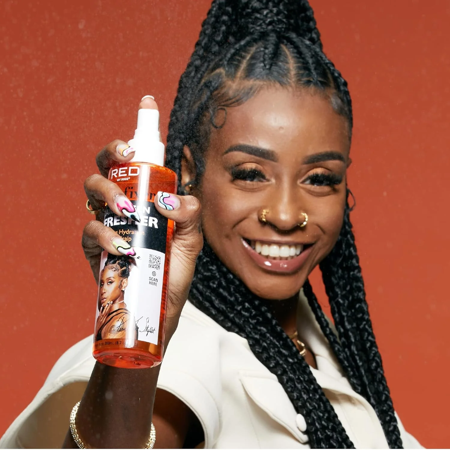 RED BY KISS Style Fixer Braid Sheen Refresher - Image 2