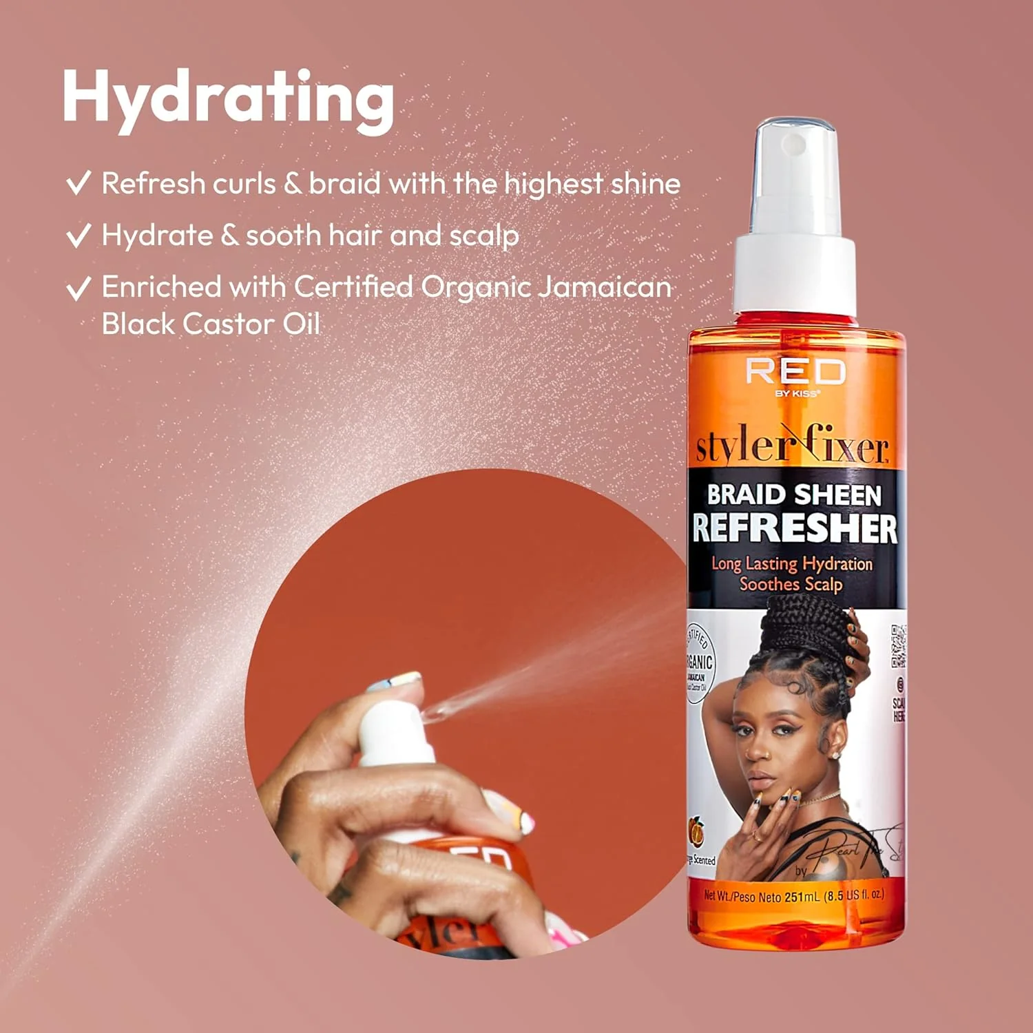 RED BY KISS Style Fixer Braid Sheen Refresher - Image 3