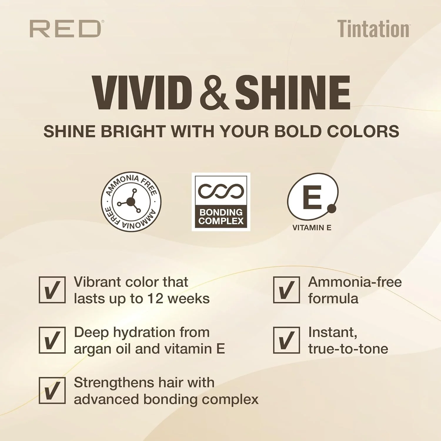 Red by Kiss Tintation Vivid & Shine Hair Dye Gray Coverage - Image 3