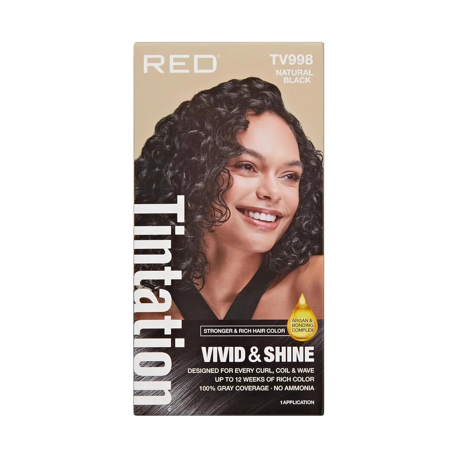 Red by Kiss Tintation Vivid & Shine Hair Dye Gray Coverage - Image 5