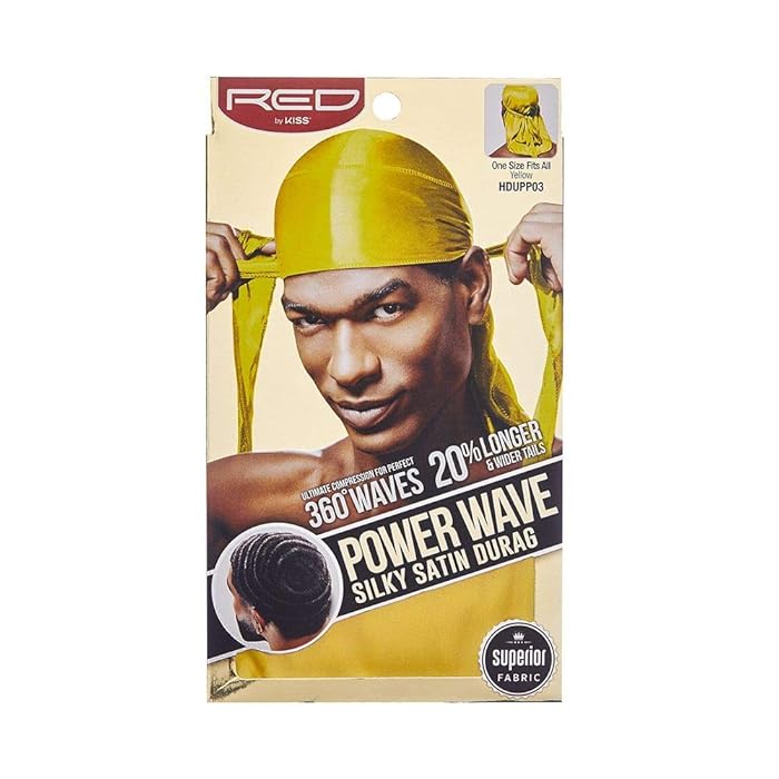 RED BY KISS Wave Silky Durag  (HDUPP03)