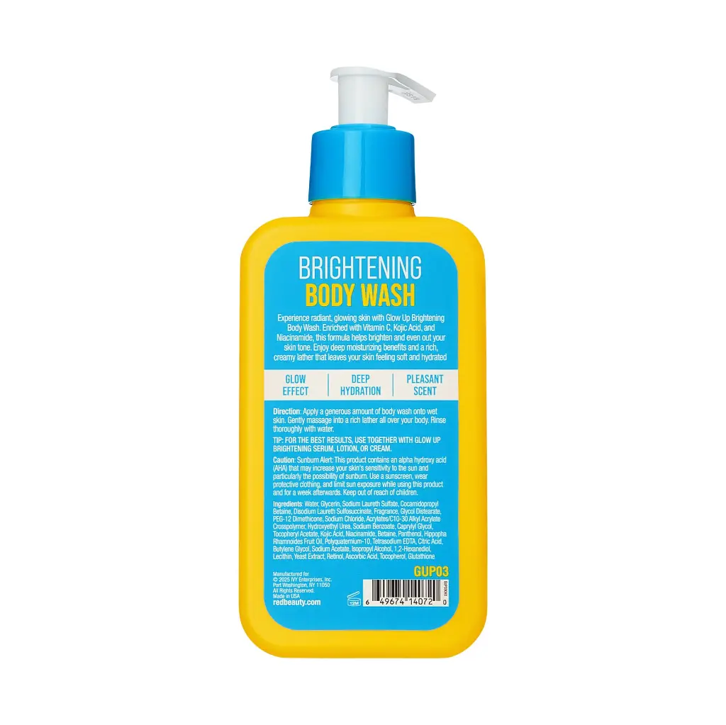 RED GLOW UP BODY WASH 230ML GUP03 - Image 2