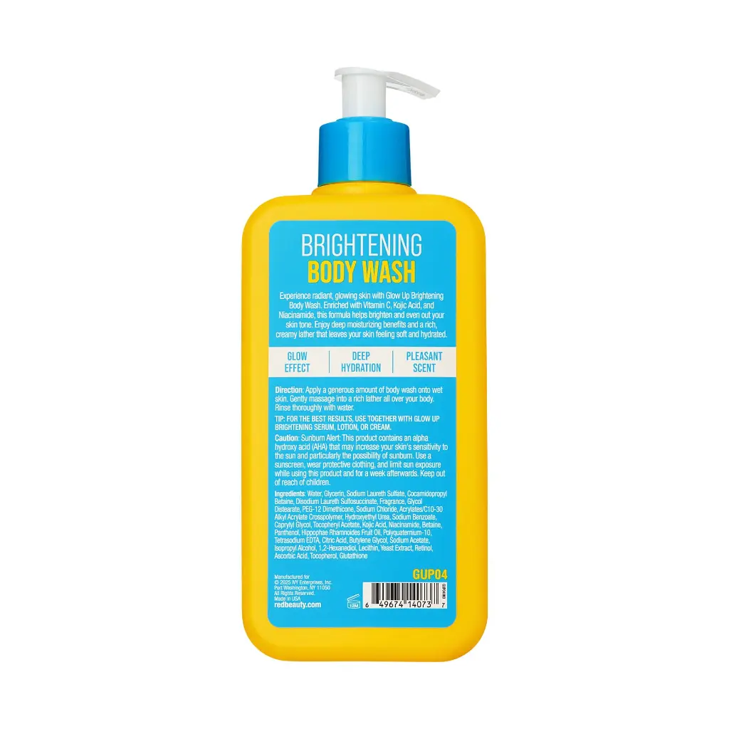 RED GLOW UP BODY WASH 500ML GUP04 - Image 2