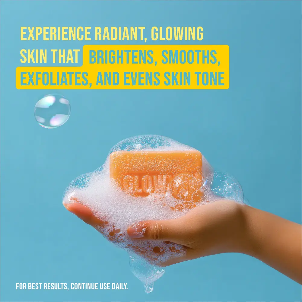 RED GLOW UP SOAP TURMERIC GUP02 - Image 2