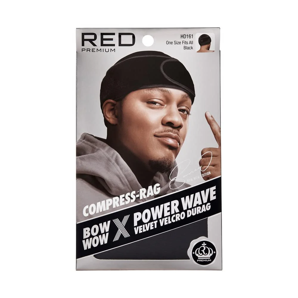 RED PREMIUM BOW WOW X POWER WAVE COMPRESSION CAP
