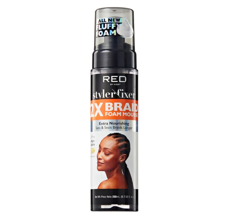 Red Styler Fixer 2X Braid Form Mousse – 8.7oz - Image 2