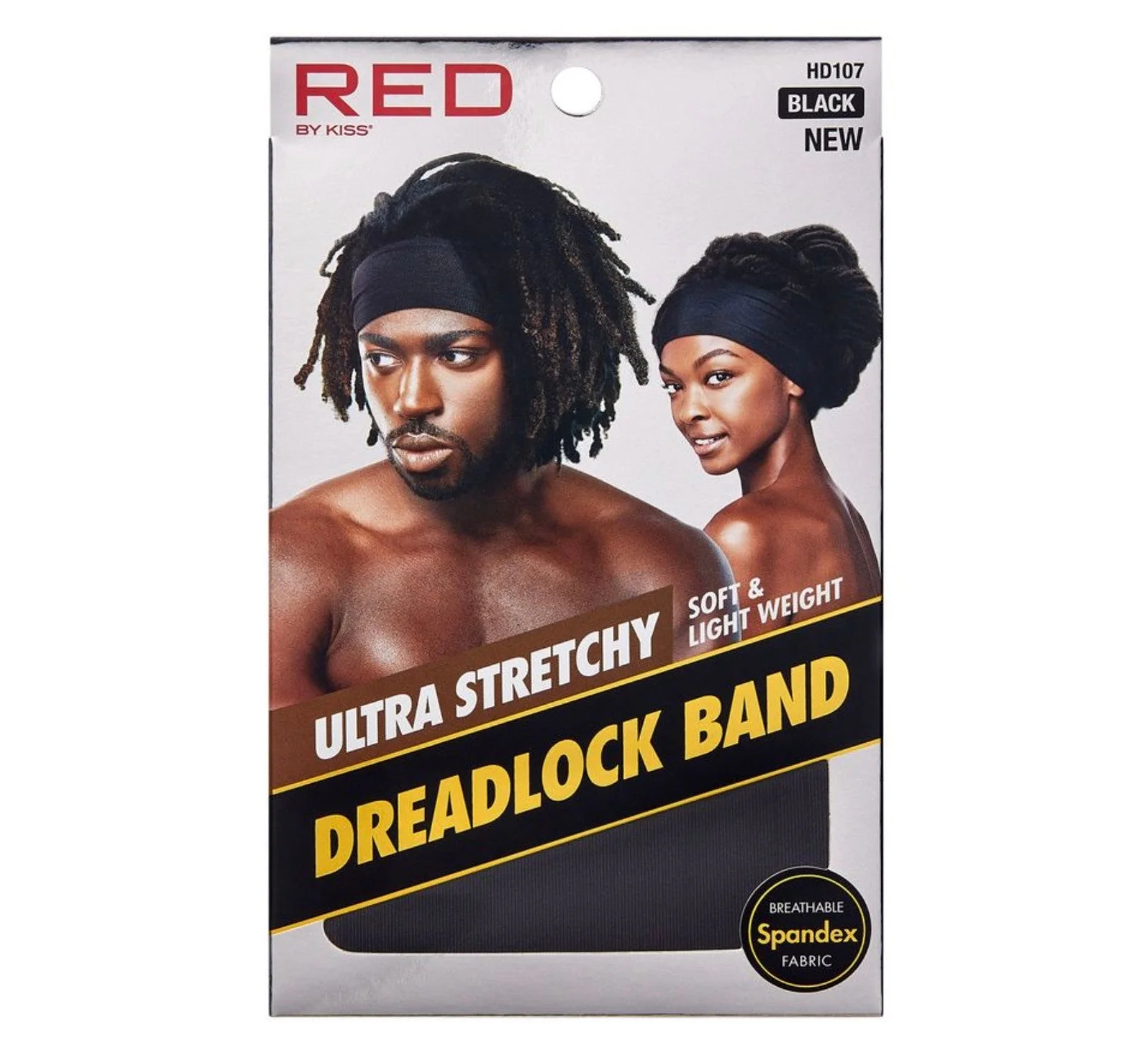 Red Ultra Stretchy Dreadlock Band - Image 2