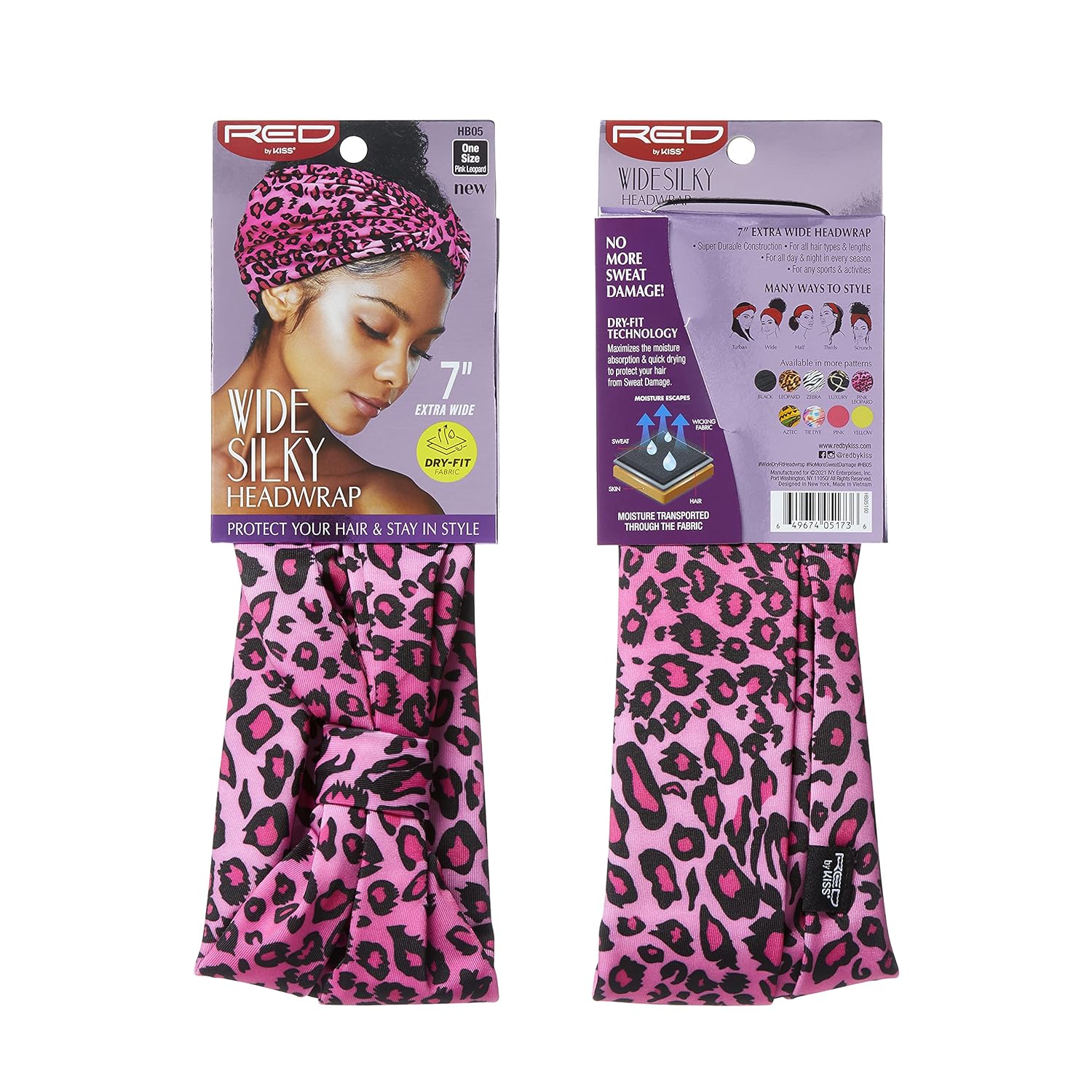 RED BY KISS Wide Dry Fit & Silky Headwraps - Image 6