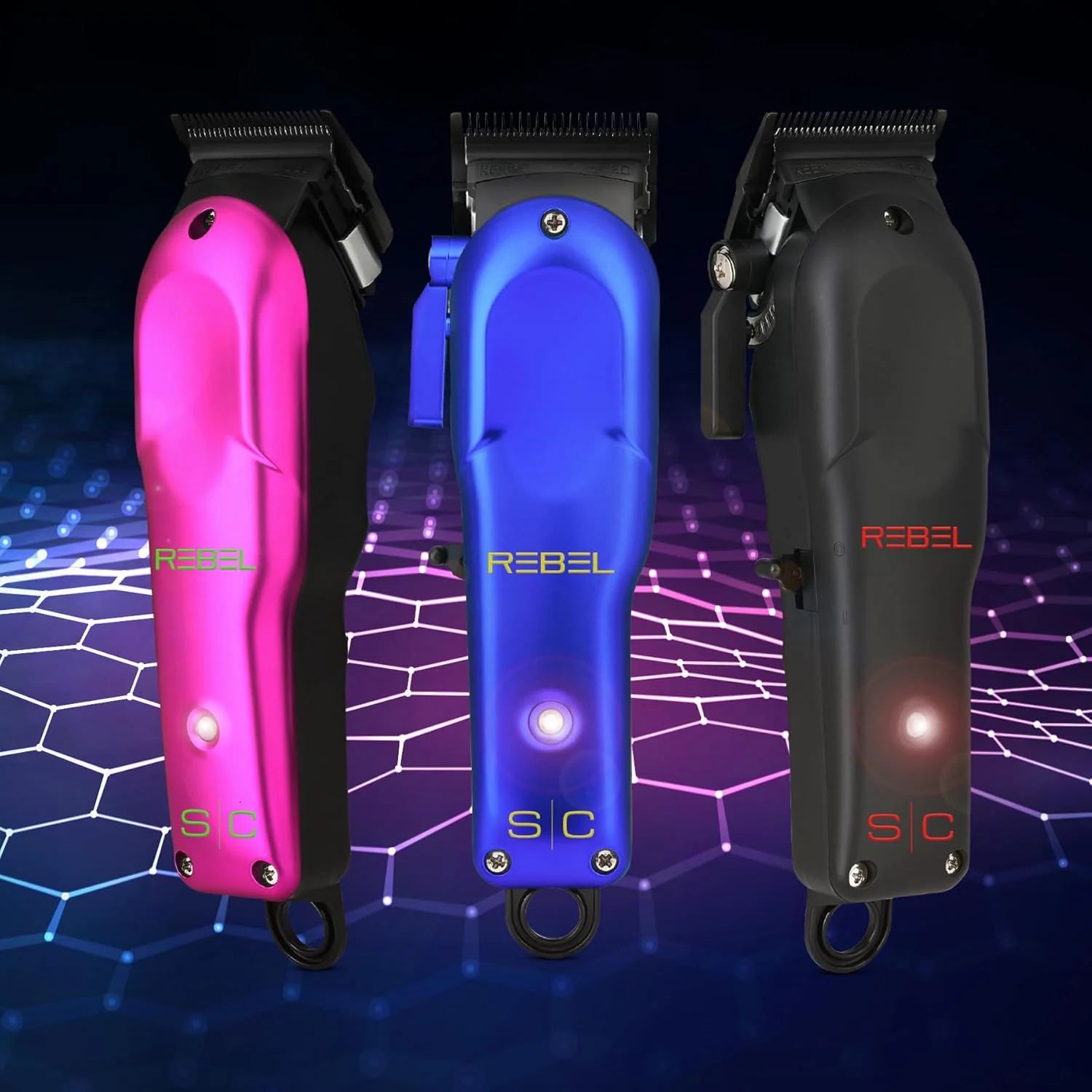 S|C Rebel Professional Super-Torque Modular Cordless Hair Clipper - Image 6