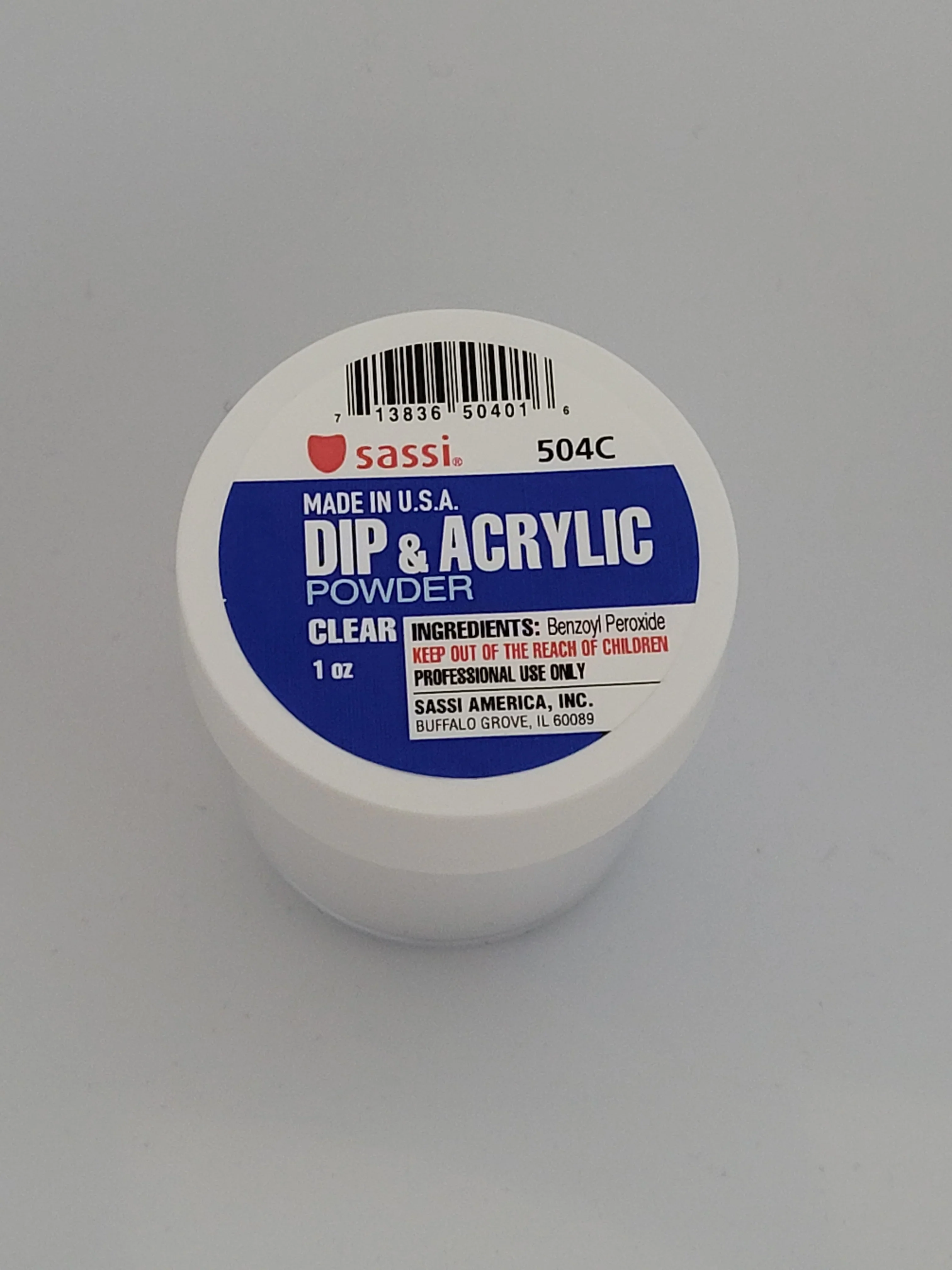Sassi Dip & Acrylic Powder - Professional Nail System - 1 oz