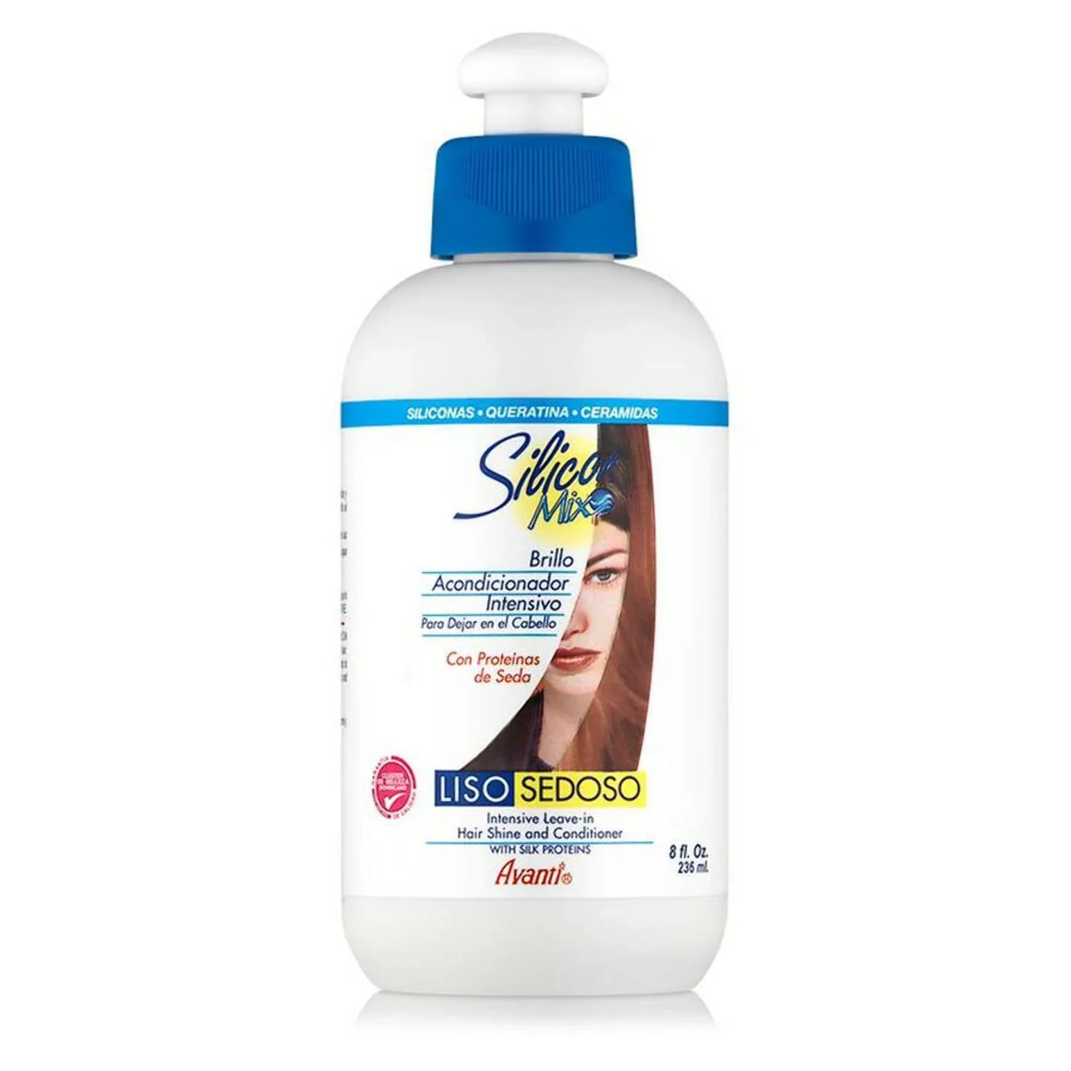 Silicon Mix Protein Liso Intensive Leave-In Shine & Frizz Control Conditioner 8 oz