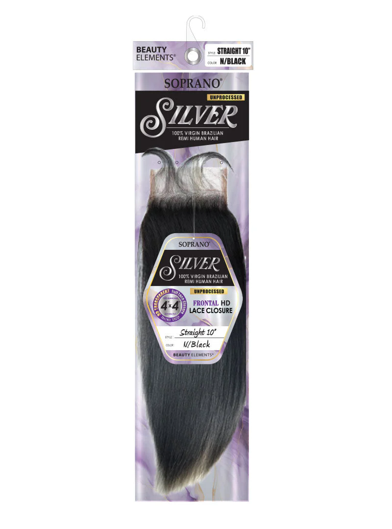 Silver Remi 4x4 Full Lace Closure Straight - Image 2