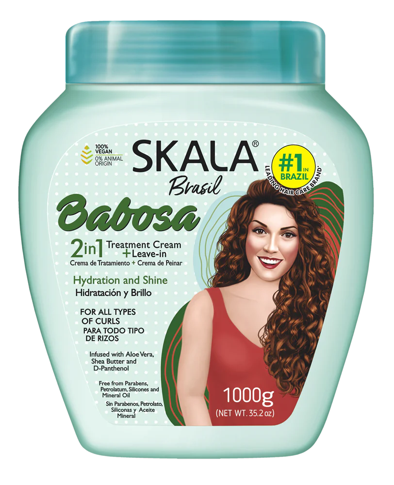 Skala Brasil Babosa 2in1 Nourishing, Hydrating hair 35.2oz - Image 2
